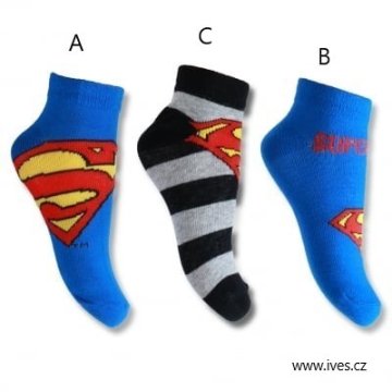 Kotníkové ponožky Superman