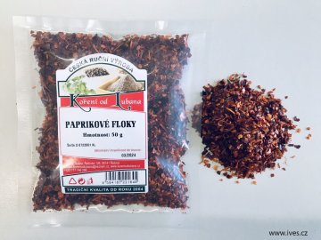 Paprikové floky červené 50 g