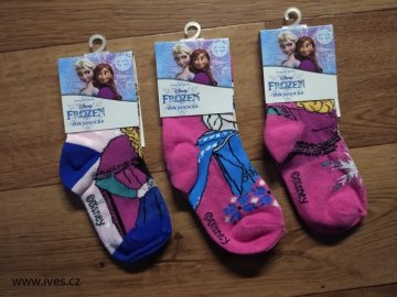 Dívčí ponožky Frozen 3 pack